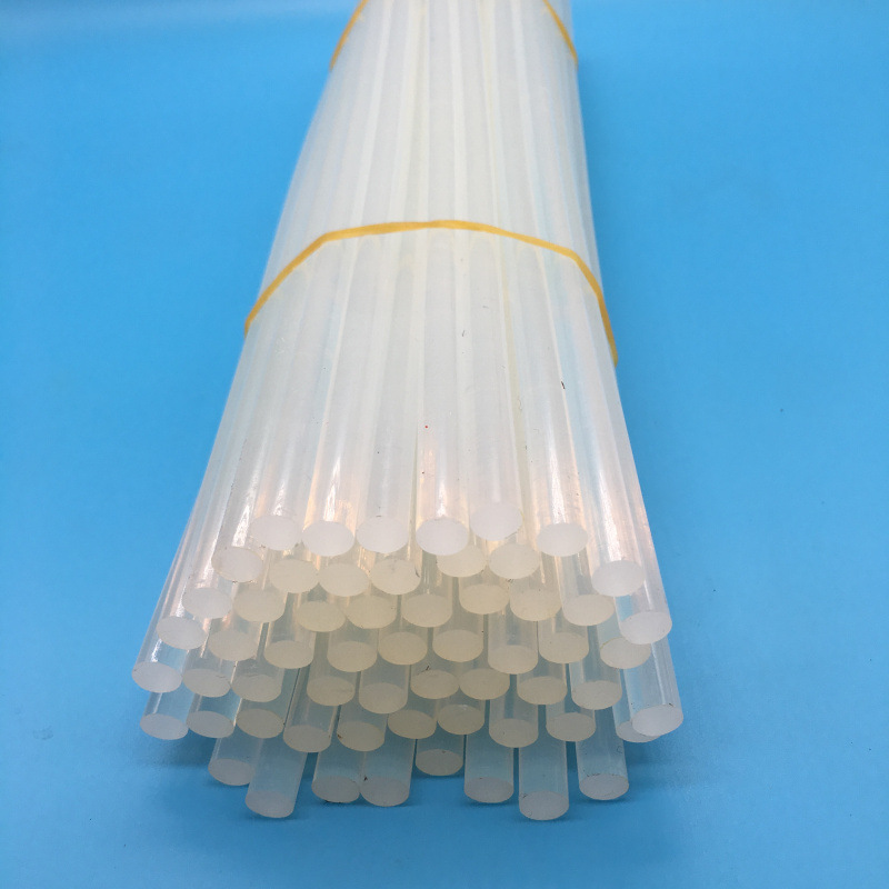 透明热熔胶棒 胶枪胶条 热胶棒热融胶棒0.7*27厘米