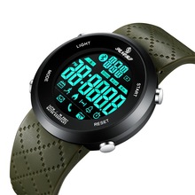 SENORS新款智能电子机芯138运动防水蓝牙计步LCD显示智能手表批发