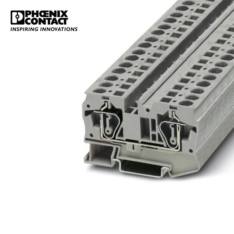 菲尼克斯 弹簧连接导轨安装6平方凤凰端子接线端子 ST6-3031487