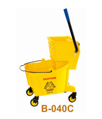 单桶榨水车B-038 榨水桶 压水车 挤水车 超宝20L榨水车 拖把桶