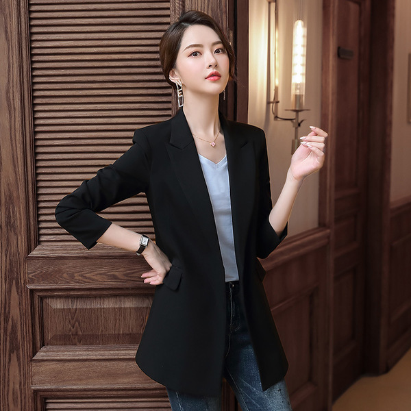 Small suit medium-length and small jacket professional wear