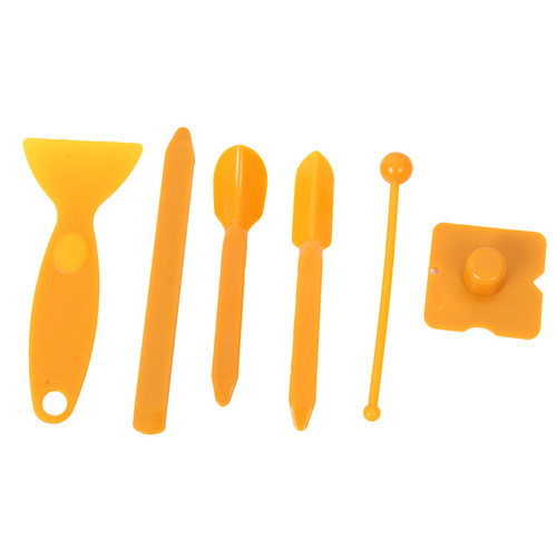 Tile caulking tool set, six-piece caulking set, caulking agent accessories, construction tools for ceramic tiles and floor tiles