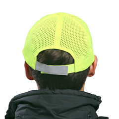 Wise Far High Visibility Reflective Safety Baseball Breathable Construction Site Outdoor Installation Construction Supervision Mesh Cloth 