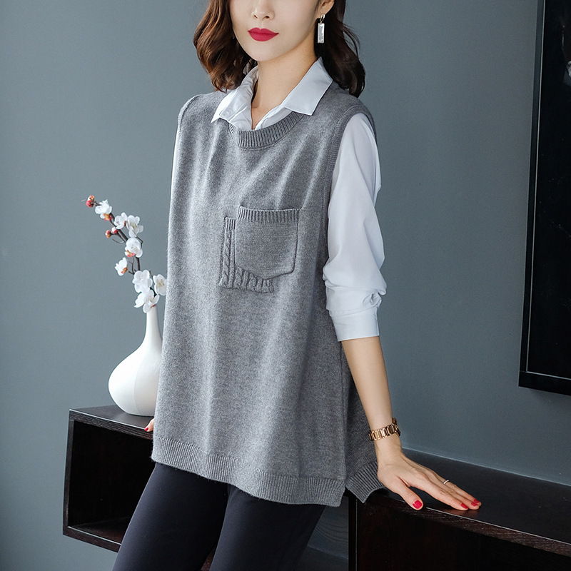 Gilet femme MANTEAU BLANC en Tricot - Ref 3316506 Image 3