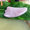 Double-sided handheld crystal heart shaped, cosmetic massager for face jade, factory direct supply