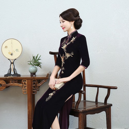 Chinese Dress Qipao for women Quality retro cheongsam dress