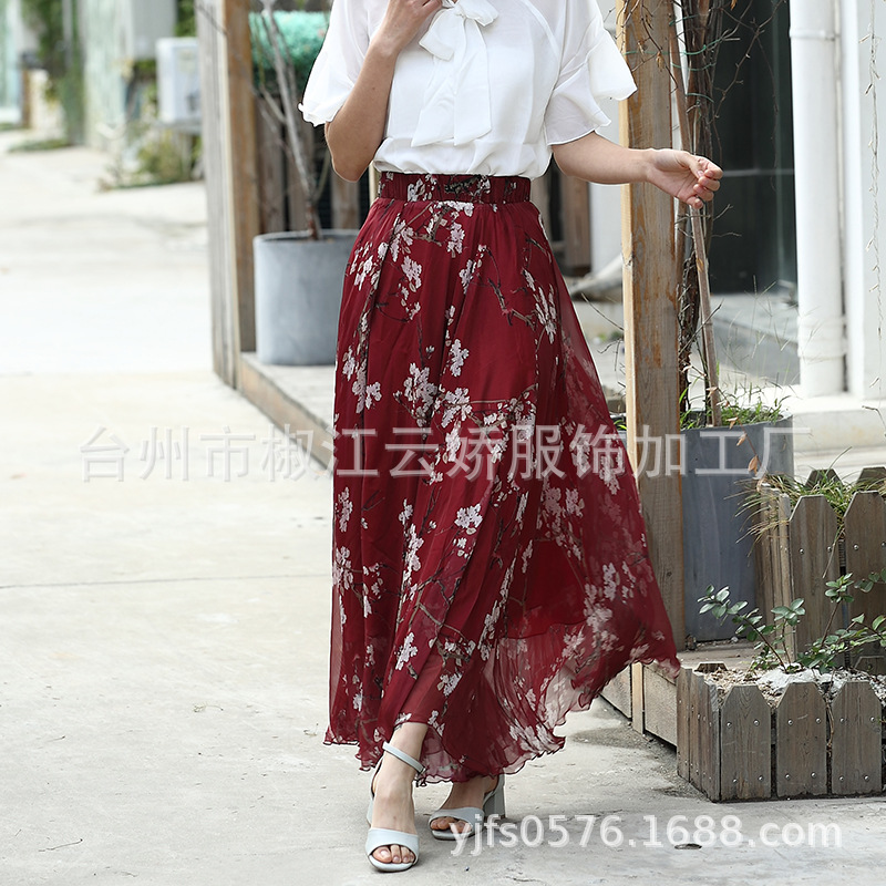 Jupe femme YUN JIAO ROSE en Mousseline - Ref 3329092 Image 19