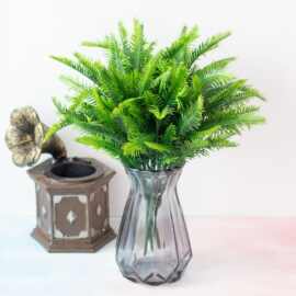 植物墙配材仿真植物 7叉水草文竹波斯 花蕨类植