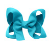 European and American cross -border hot -selling model Beckham Seven Same 3 -inch Children's Bow hair clip 34 plain colors