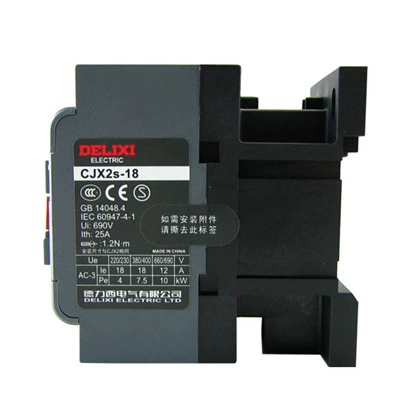 Контактор AC Delixi CJX2S-1210/1201/1211/220V/380V сменный LC1-D12