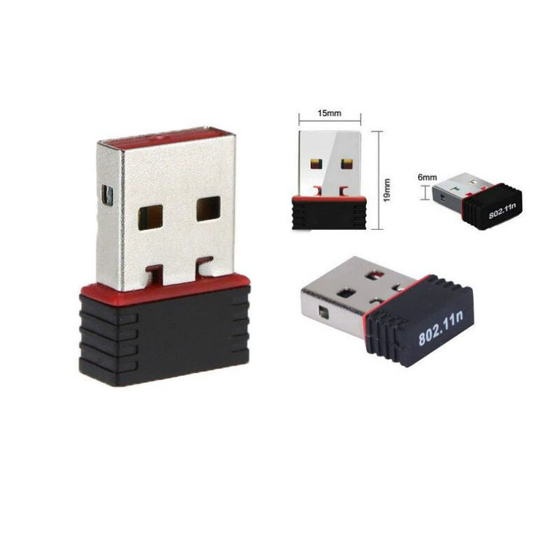 USB сетевая карточка RTL8188 мини беспроводная маленькая сетевая карта компьютерный порт приёмник WIFI передатчик 7601