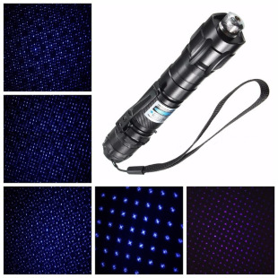 009 Red Blue Purple High Power Laser Flashlight High Brightness Gypsophila Laser Laser Pen Hanging Tail Opening