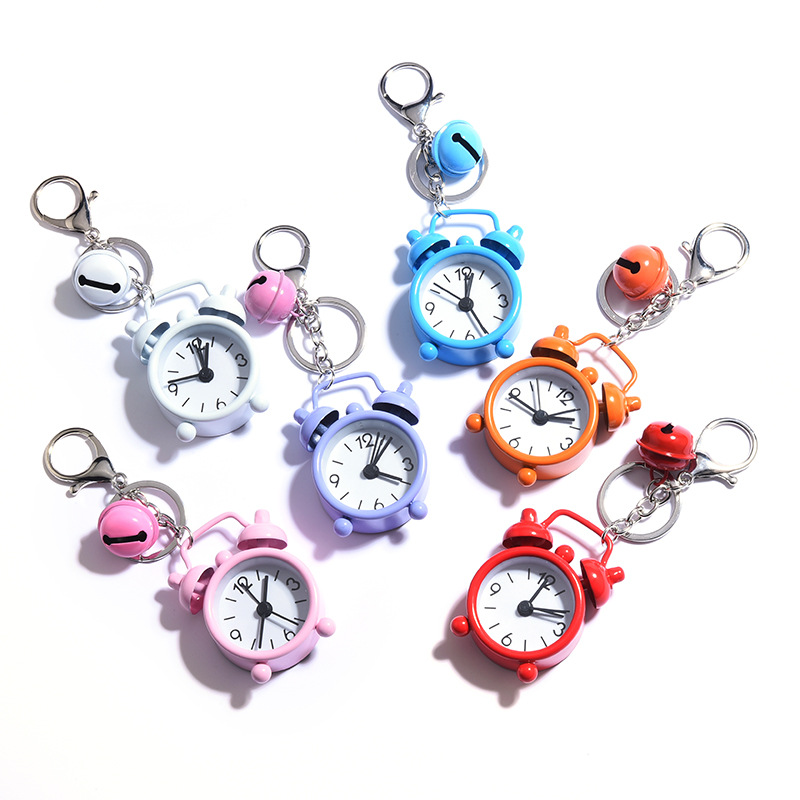 New Mini Alarm Clock Keychain Pendant Cr...