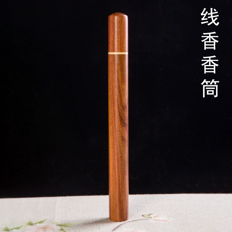 Ароматическая горелка из цельного дерева, линия из сандалового дерева, благовония 20 г, трубка из красного дерева, коробка для благовоний, бочка для благовоний, держатель для благовоний