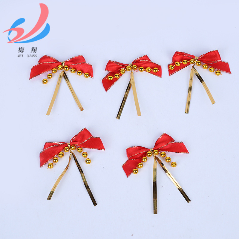 厂家供应 手工diy缎带蝴蝶结加工服装辅料 彩色花蝴蝶装饰配件