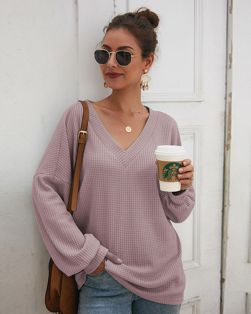 women's new V-neck sexy sweater NSKA8512