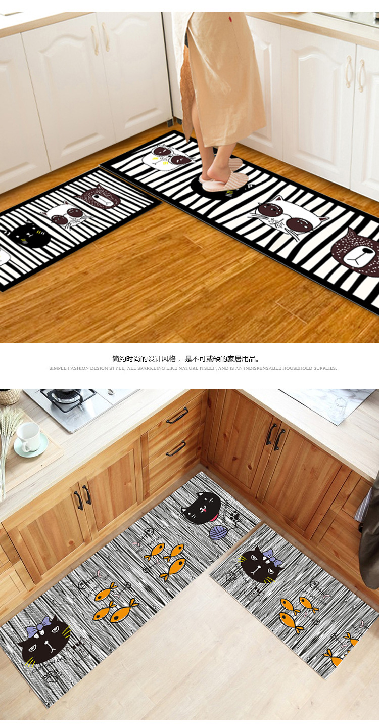 简约地垫,厨房脚垫,飘窗垫,门垫代发