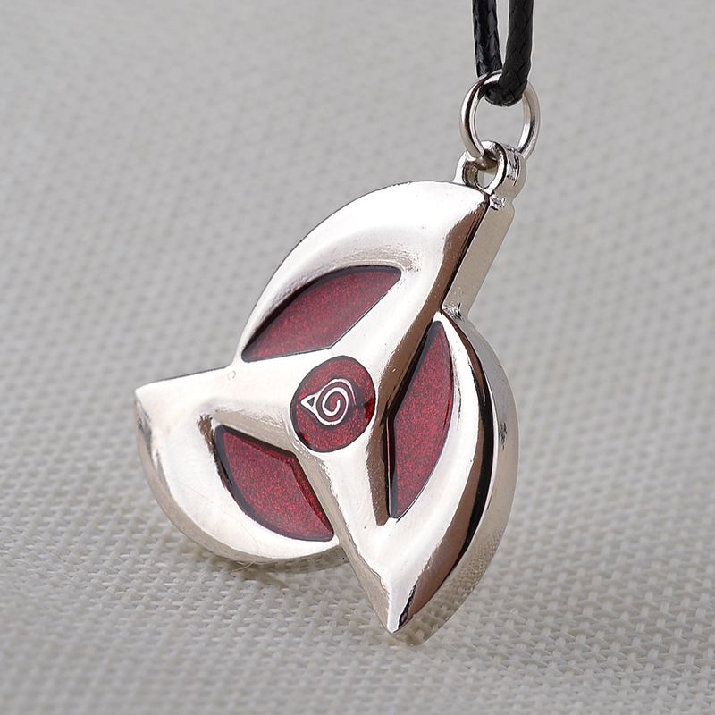 Commerce Extérieur Populaire Style Fléchettes Métalliques Pendentif Collier Anime Film Naruto Sharingan Collier Pendentif Accessoires display picture 5