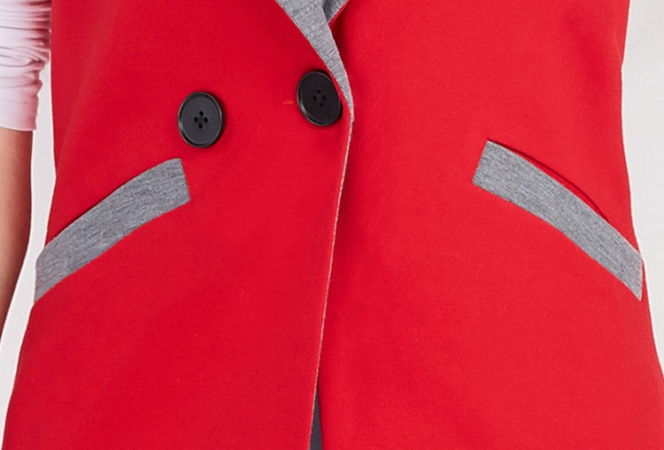 Gilet femme en Mélange de fibres chimiques - Ref 3316204 Image 17