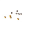 Stainless steel 1.2*3mm Golden ball ear bone bone nails after plugging accessories 0.8*3mm ball wholesale