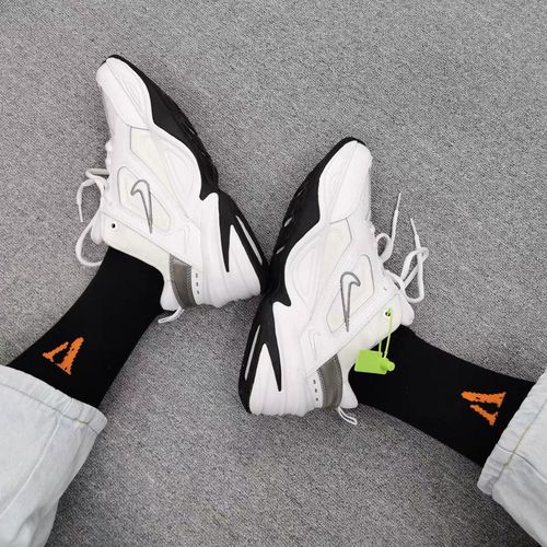 V Letter Black Orange Korean Version European and American Street Hip Hop Ins College Style Men's and Women's Mid-Calf Pure Cotton Sports Socks 