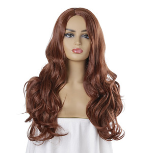 Wavy Hair Wigs Pelucas de pelo ondulado Parrucche capelli mossi pin hair realistic long curly wig hair set