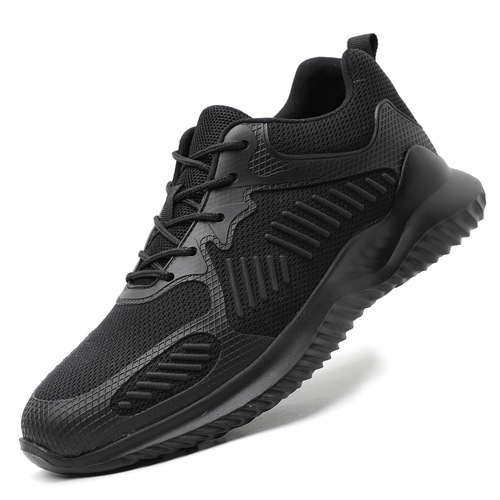 Summer new labor protection shoes for men, anti-smash and puncture-proof lightweight safety shoes, anti-smash shoes, breathable work shoes for all seasons, wholesale