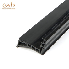 厂家直销PVC塑料条挤出成型软硬共挤异型材 ABS中央空调挤塑型材