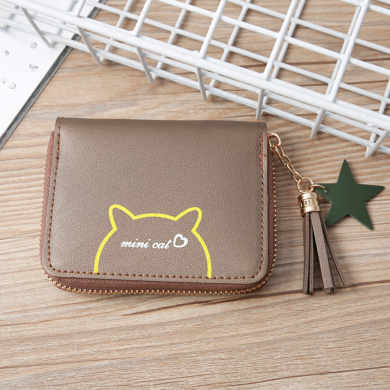 Korean Short Cute Printing Wallet Wholesale display picture 9