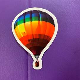 pvc单张透明底贴纸汽车贴纸行李箱贴纸滑板车贴纸自行车贴