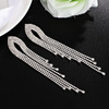Earrings with tassels, European style, simple and elegant design, wholesale