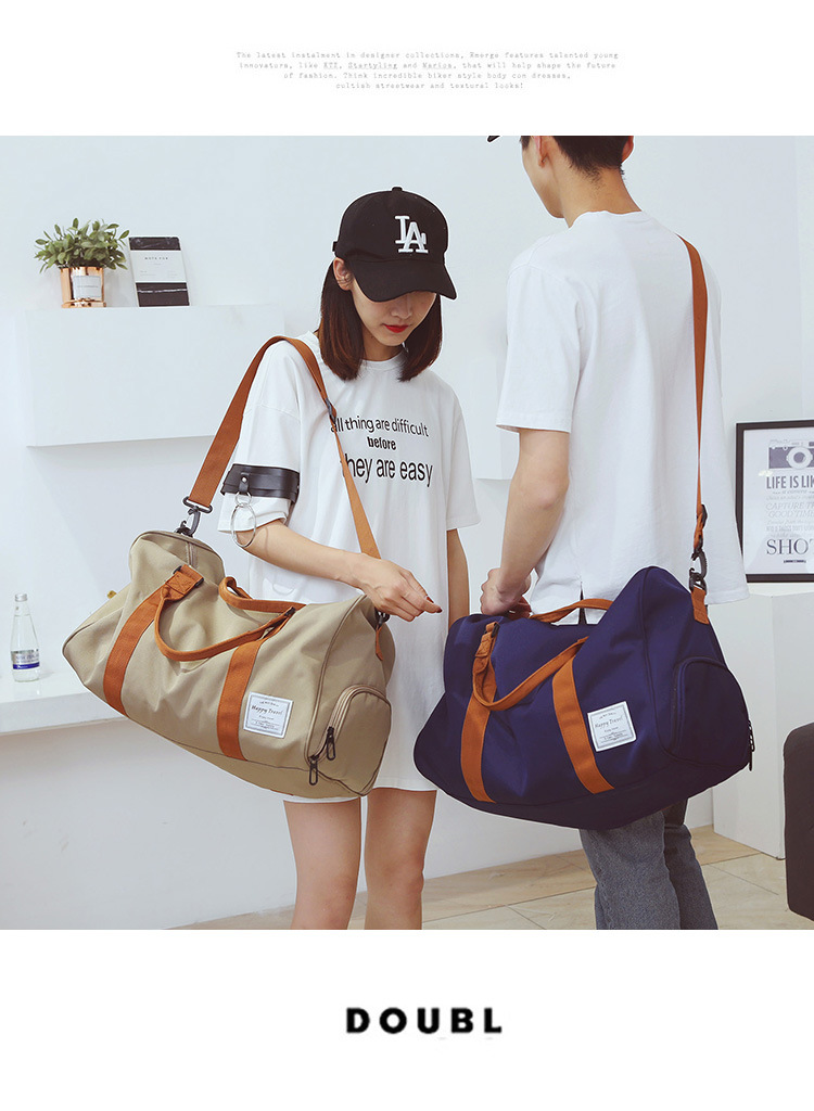 Unisex Basic Classic Style Solid Color Oxford Cloth Travel Bags display picture 50