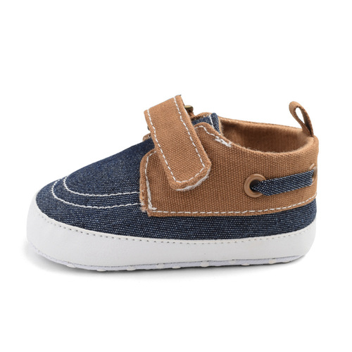 Spring and Autumn Boys' Casual Baby Canvas Shoes, Baby Shoes, First Steps Shoes, Soft Sole, 0-1 Years, D921