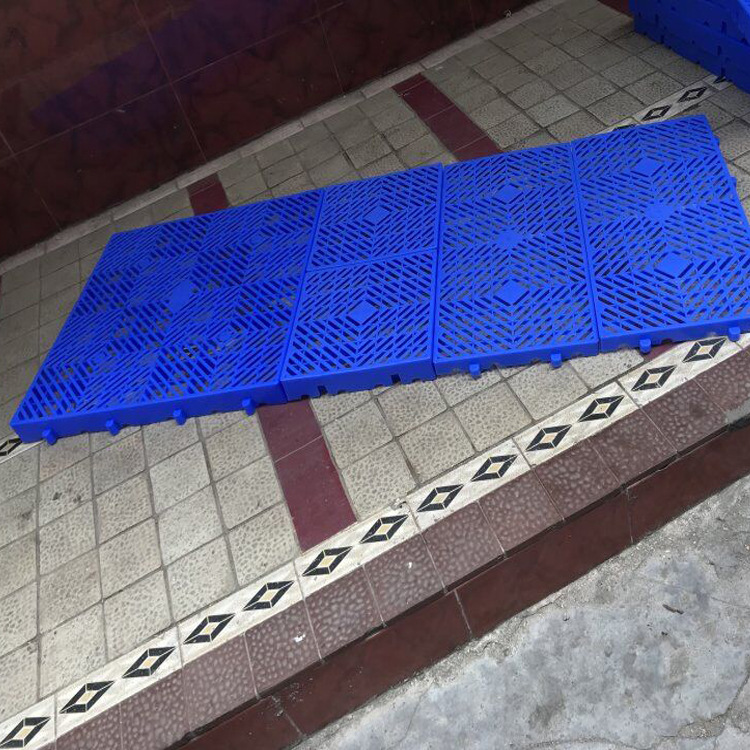 网格小栈板塑料垫板600*300*30可拼接仓库防潮板车间脚踏板地台板