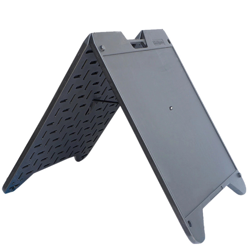 吹塑加工落地折叠式警示牌 公共场所塑料提示牌告知牌