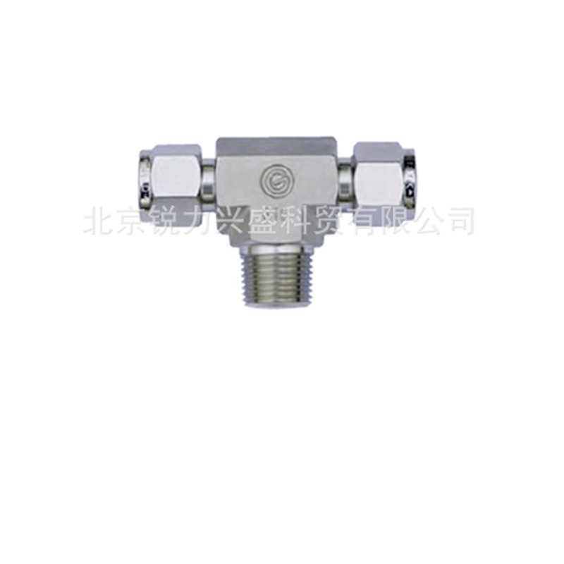 捷锐卡套接头外螺纹支三通SS-MBT-TF2-NT2捷锐1/8"卡套与1/8”NPT