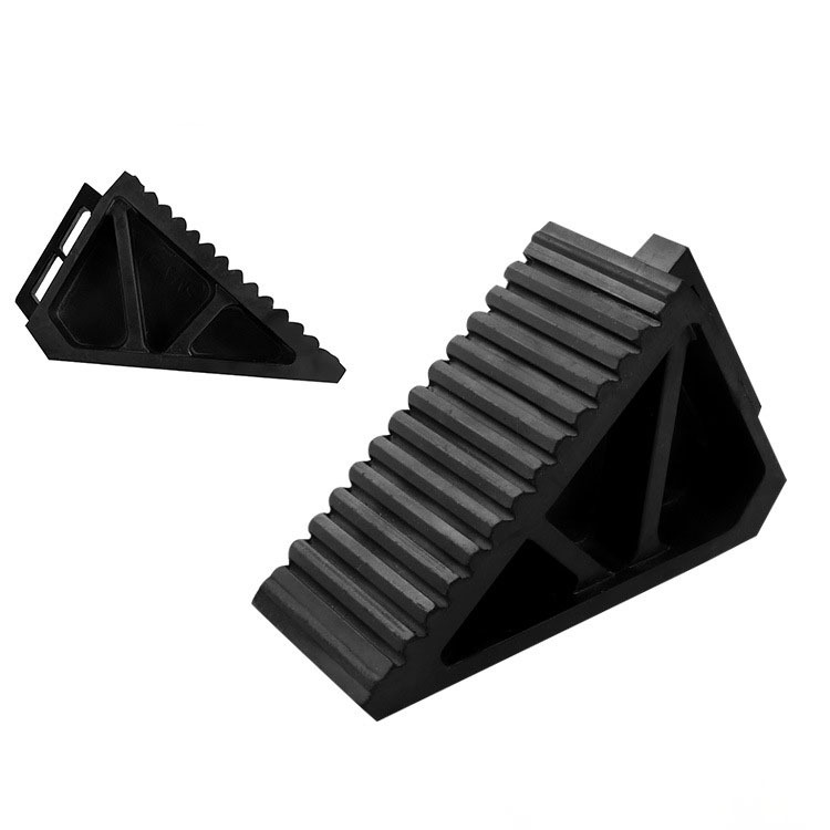 供应止胎器 防滑器 橡胶挡车器 爬坡止退垫3kg三角木止胎器