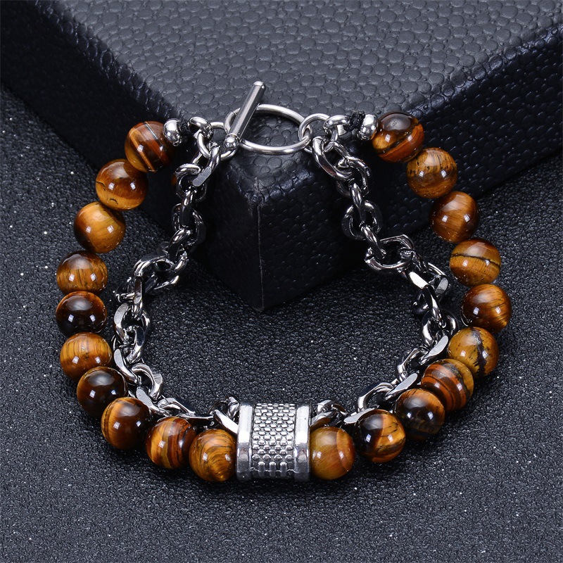 Fashion Geometric Natural Stone Handmade Bracelets 1 Piece display picture 2