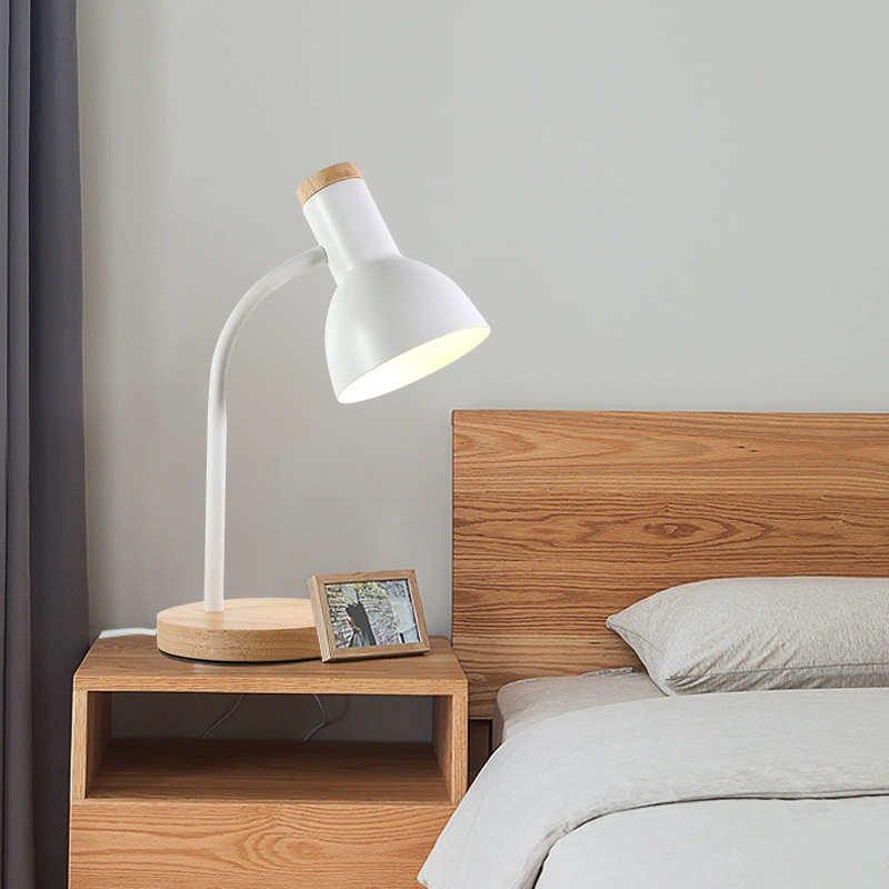 LED креативная настольная лампа для спальни, для обучения чтению, настольный ночник для кровати, защита зрения