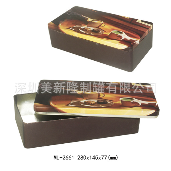定制方形食品铁盒  礼品铁罐 休闲食品铁盒