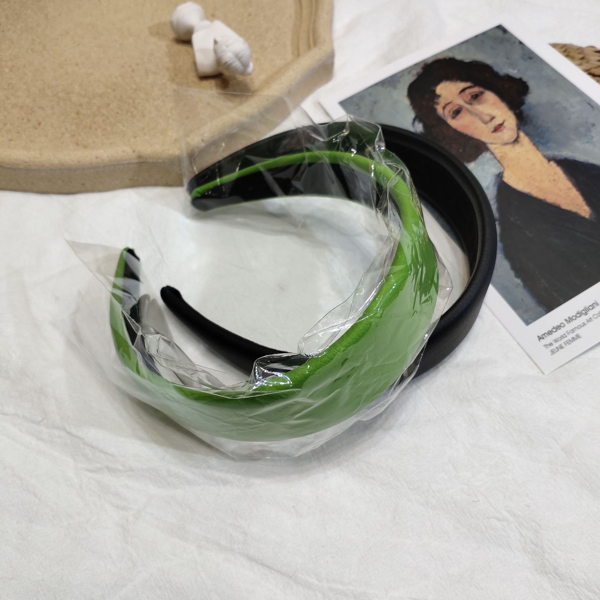 Einfaches Neues Leder Einfaches Stirnband display picture 3