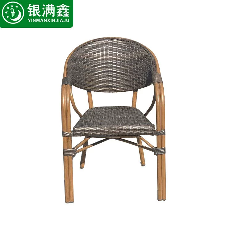 Открытый стул из ротанга Открытый стул Стол и стул Ротанг Алюминиевый сплав High-end Отдых Западный Ресторан Вилла Открытый водонепроницаемый остров