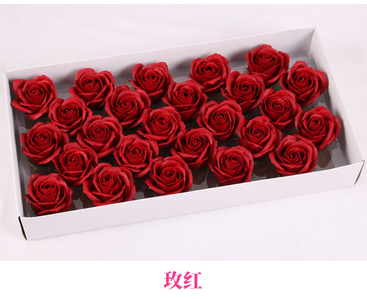 五层仿真花香皂花头