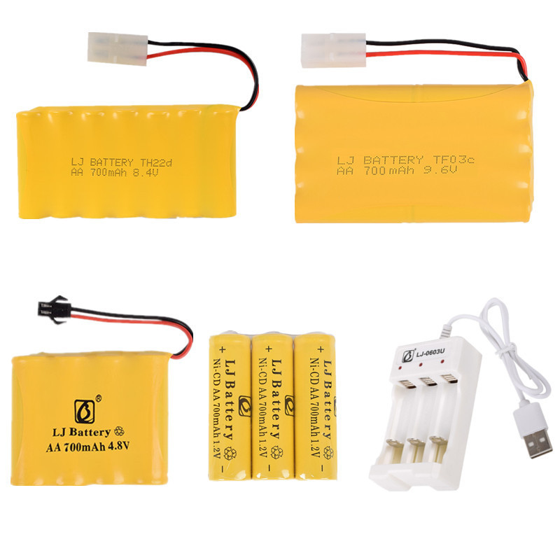 充电器4.8v 700mAh M型 镍镉电池组AA5号充电电池遥控电动玩具
