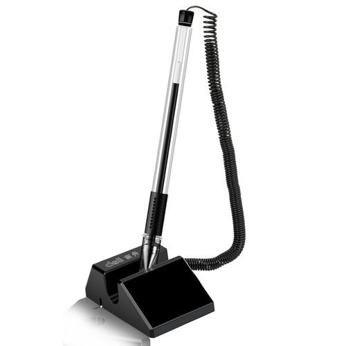 Deli 6791 desk pen business office signature pen gel pen bank counter pen