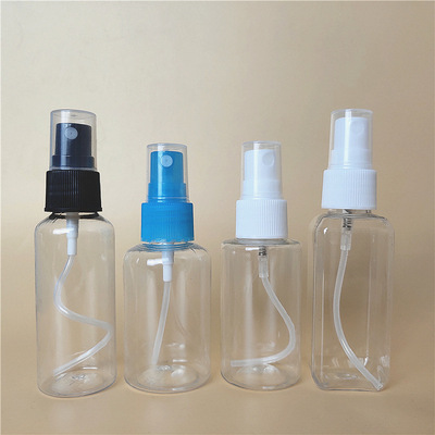 goods in stock 50ml Transparent spray bottle Plastic watering can Cosmetic bottles Replenish water Separate bottling Spray bottle