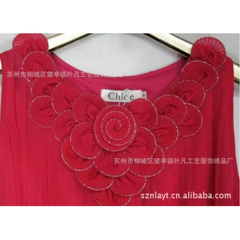 厂家  苏州“叶凡”供应压绉盘花