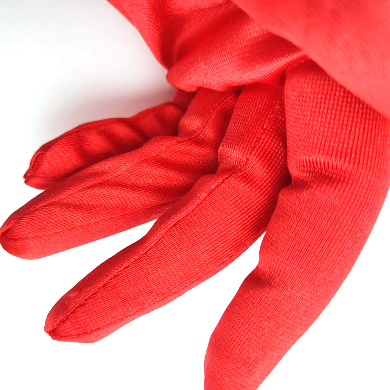 Women's Simple Style Solid Color Satin Gloves 1 Pair display picture 1