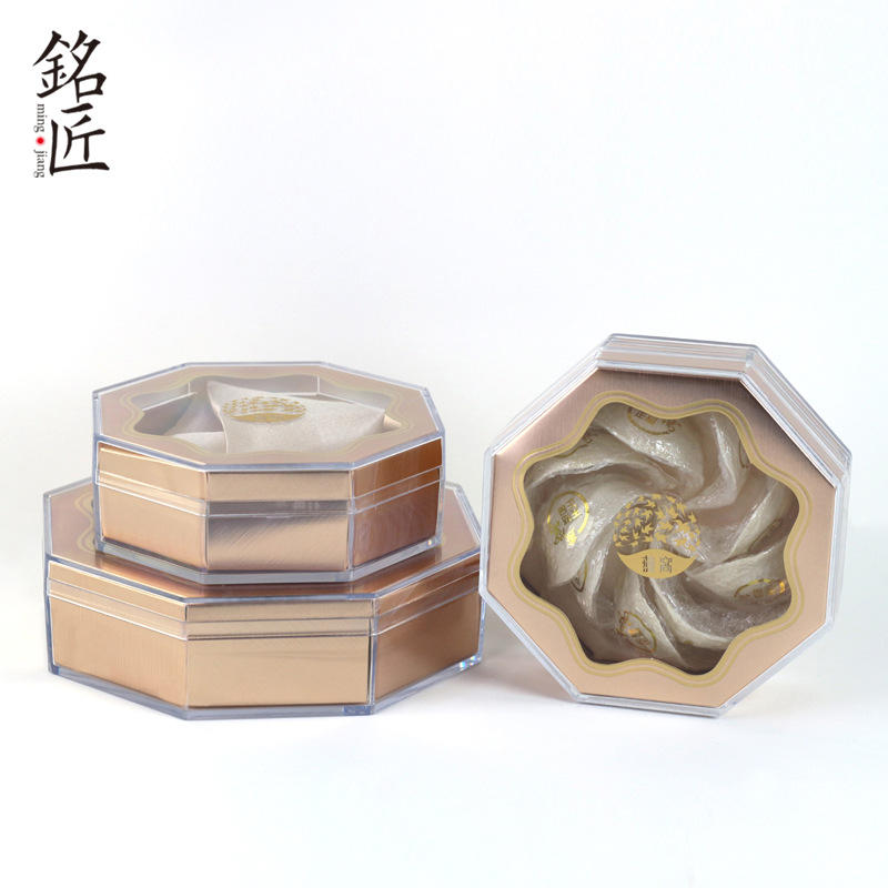 燕窝包装盒100g200g装八角亚克力礼盒空盒高档燕窝礼品盒燕窝礼盒