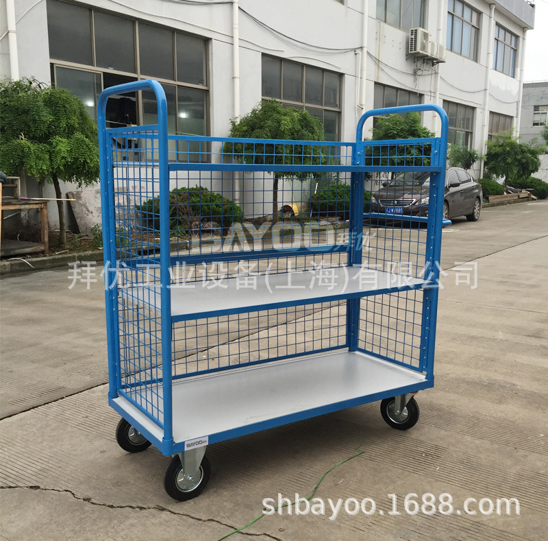BAYOO/拜优 隔板架推车,隔板手推车,木板手推车